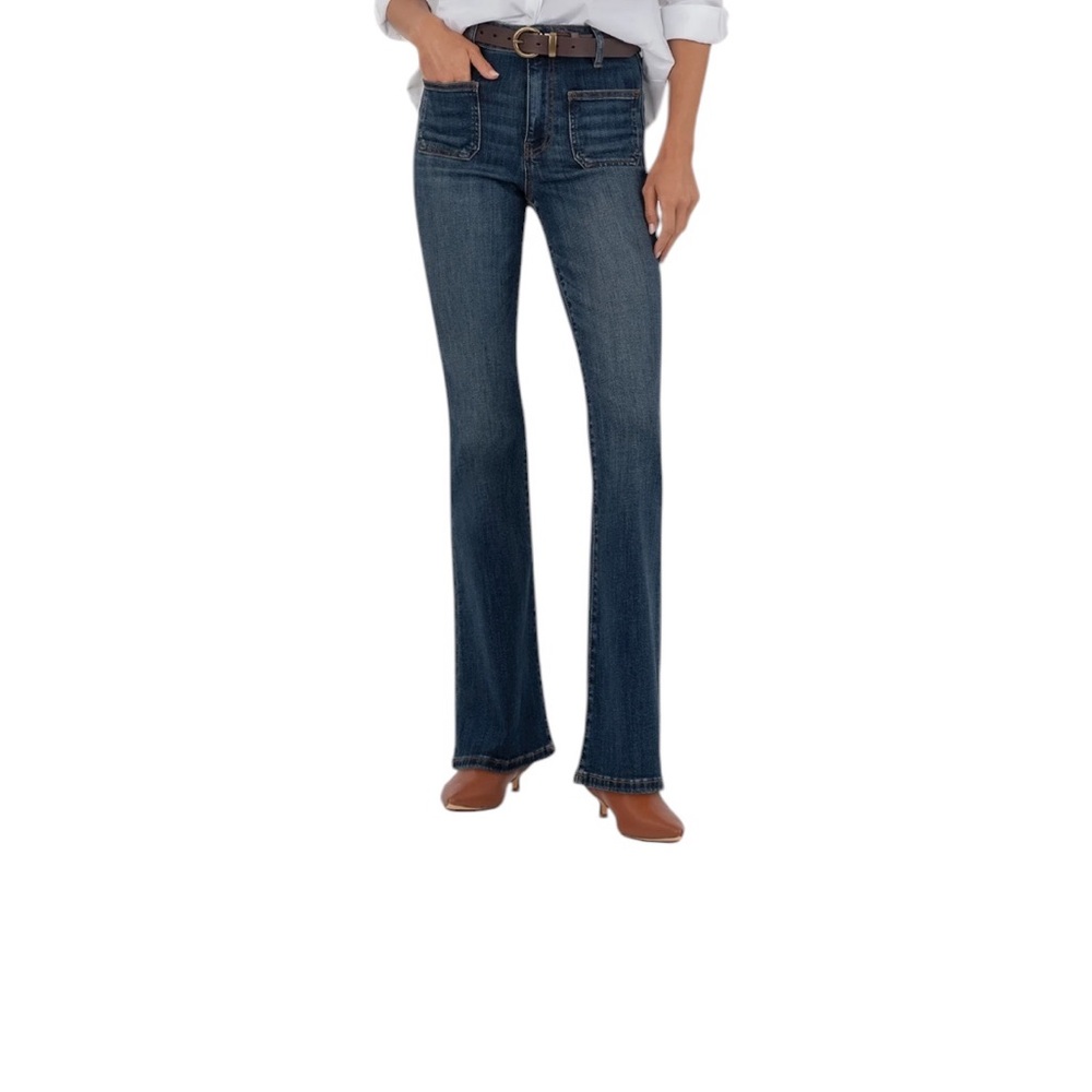Kut from the Kloth Dark Ana High-Rise Flare Jeans NWOT